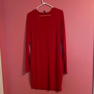 NWT Fashion Nova This Just Got Deep Mini Dress